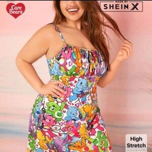 *SOLD* SHEIN Colorful Care Bears Mini Dress